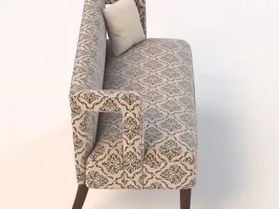 Carrie Settee 3D model