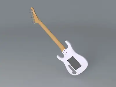 Buddy Blaze custom guitar Free 3D model