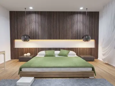 BED ROOM Free low-poly 3D model