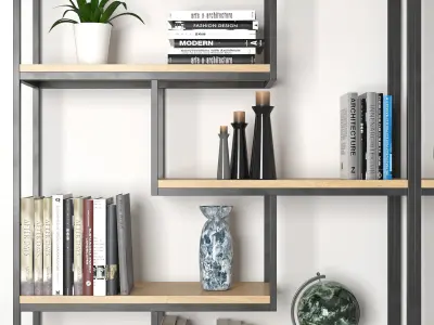  shelving loft 3D model