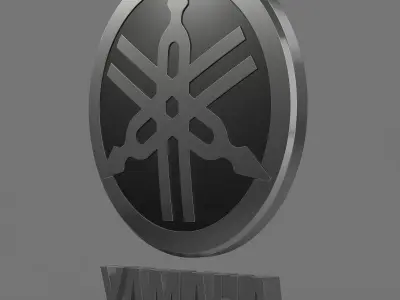 yamaha logo 3D model