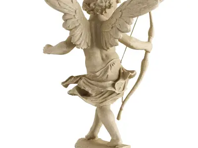 arrow angle statue 3D model