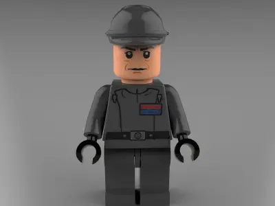 Admiral Piett 3D model