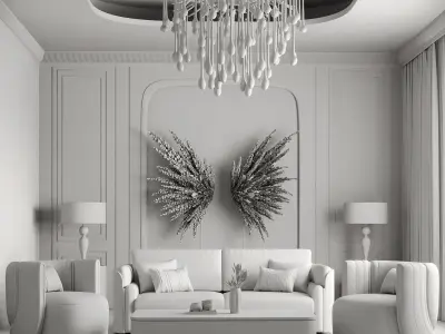 interior 009 3D model