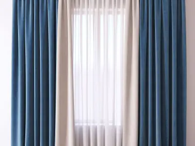 Set 42 Curtains 3D model