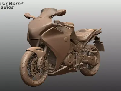 2019 Honda CRF 1000L Africa Twin ABS  3D print model