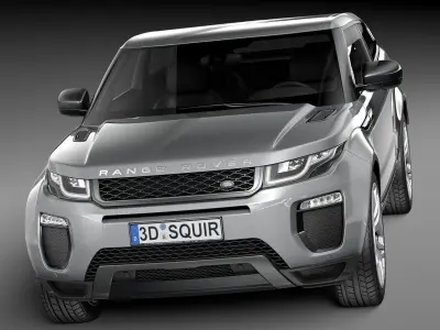 Range Rover Evoque 3-door 2016 3D model