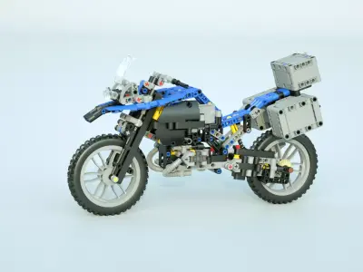 LEGO motorcycle 3D model