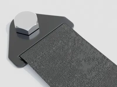 Tow Strap 3D Model 3D model