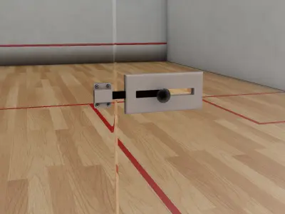 Squash court 3D model