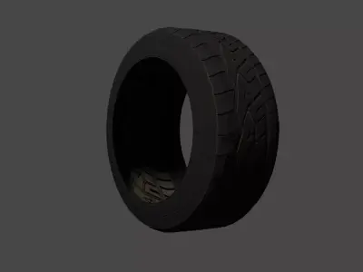 Nitto NT420V Tire Free low-poly 3D model