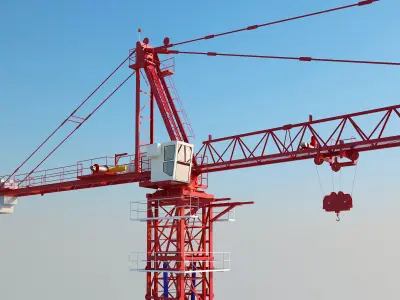 Tower crane KH-310 3D model