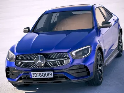 Mercedes-Benz GLC coupe 2020 3D model