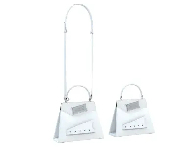 Maison Margiela Small Snatched top handle bag Low-poly 3D model