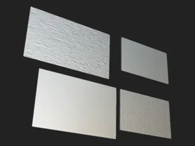 Bulletin Board 02 Low-poly 3D model