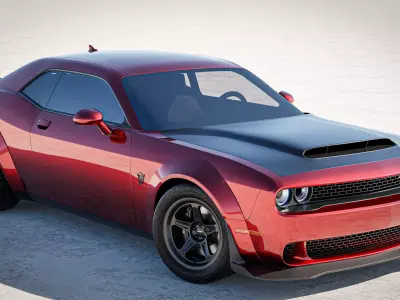 Dodge Demon 2022 3D model