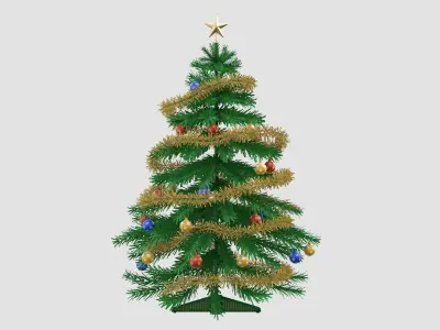Xmas tree 3D model