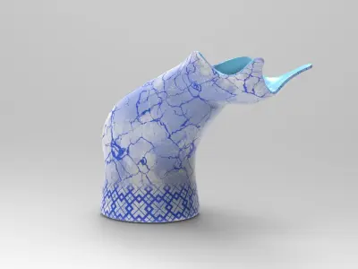 Jol Vase Low-poly 3D model