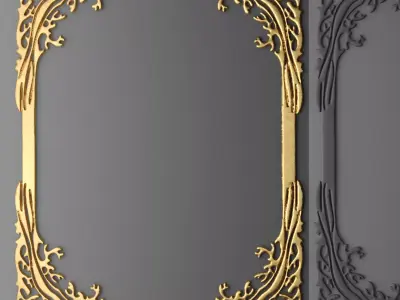 Cartouches frame 2 3D model