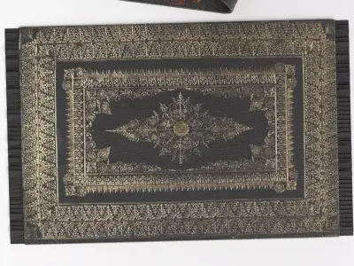 Oriental carpet pack Low-poly 3D model