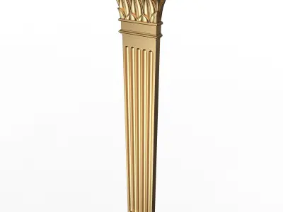 Column Capital 04 Low-poly 3D model