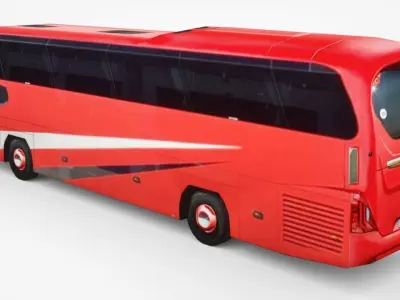 Bus V3 Low-poly 3D model