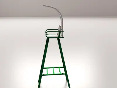 Tennis Umpire Chair 3D model