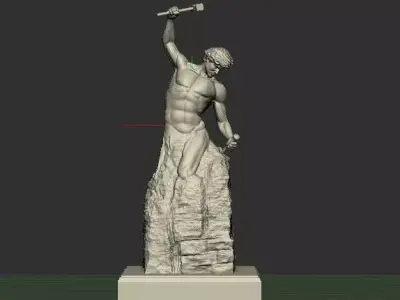 Self Made Man 3D print model