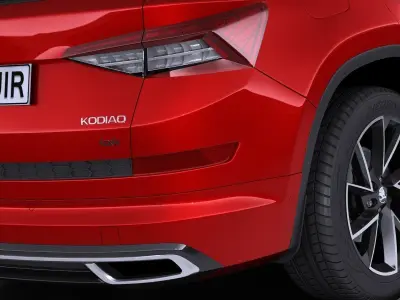 Skoda Kodiaq Sportline 2018 3D model