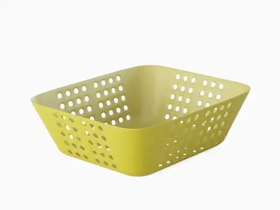 Plastic Basket 03 3D model