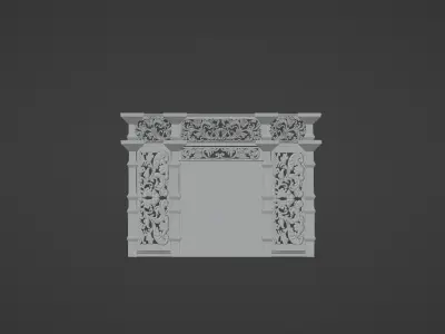 Door Ornament Pack Low-poly 3D model