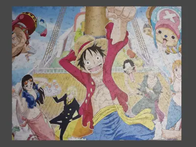 BEAUTIFUL ANIME DESIGNED CARPETS FOR YOUR INTERIOR 3D model