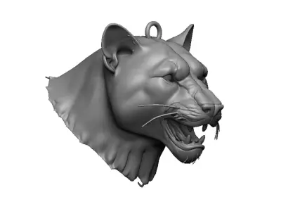 panther head 3D print model purchase