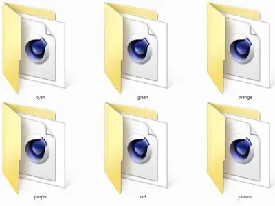 ALL COLOR CARS WITH FREE CAR ANIMATIONS 3D model