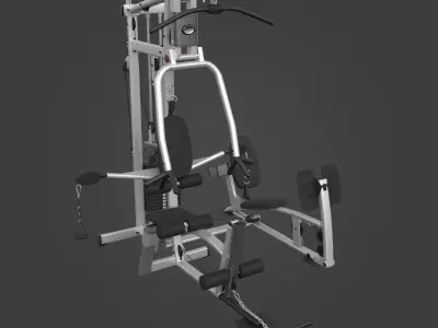 Home Gym-Exercise Equipment-11 Low-poly 3D model
