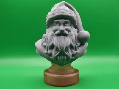 Santa Claus Bust 3D print model