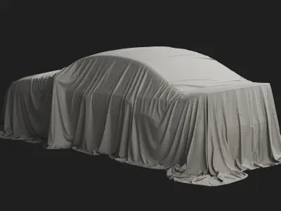 Ordinary Car Cover 04 3D model