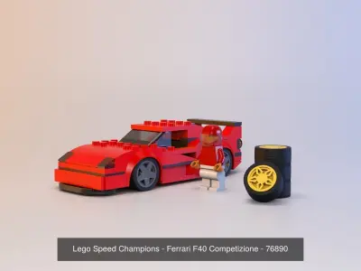 Lego Speed Champions  3D Model Pack