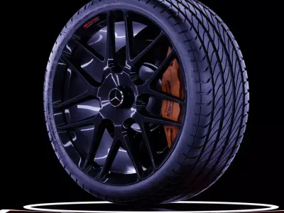 Wheels for Mercedes-AMG - 3D model 3D model