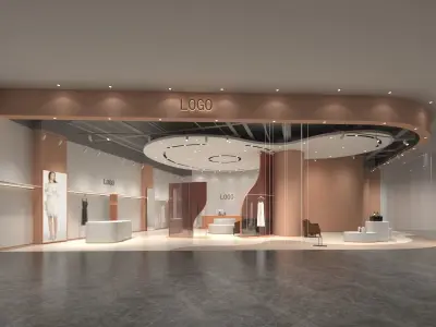 Clothing Shop 4 3D model