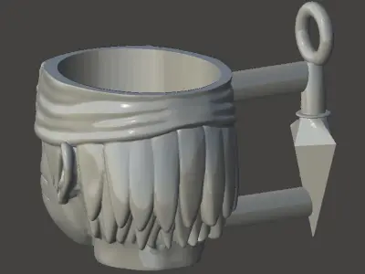 Naruto mug 3D print model