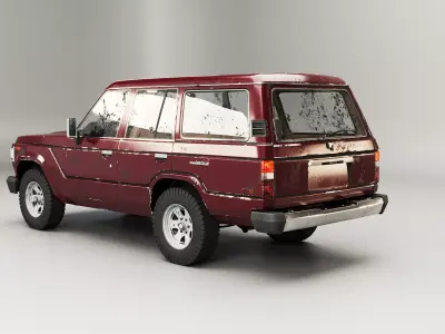 Toyota Land Cruiser J60 1980-1990 Facelift Aged 3D model