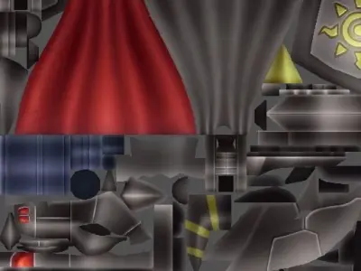 Omegamon Zwart Free 3D model