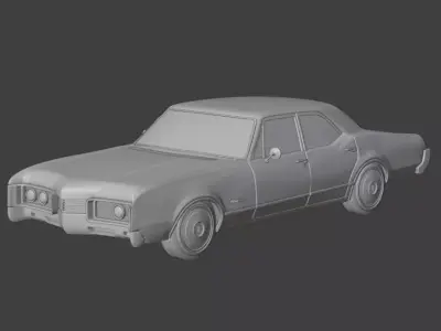 1967 Oldsmobile 88 Delmont 3D print model