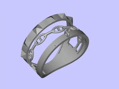 Portofino Ring 3D print model buy