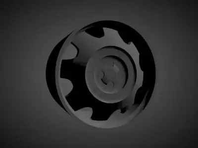 ATS Cups scalable and Printable rim 3D print model