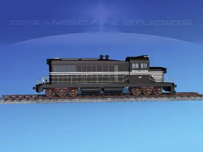 Diesel Locomotive V06 3D model