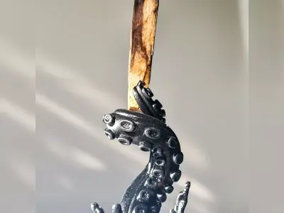 Enigmatic Depths - The Cthulhus Embrace Candle Holder 3D print model