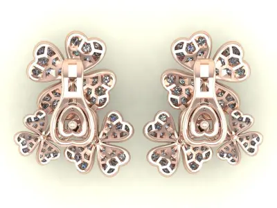 lucky clover 3D print model