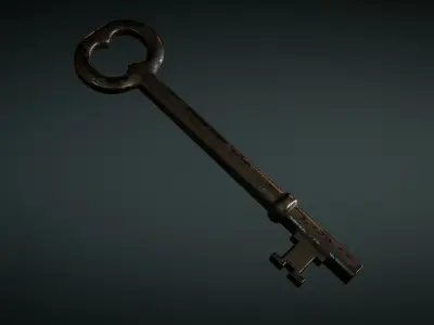Old Keys Low-poly 3D model